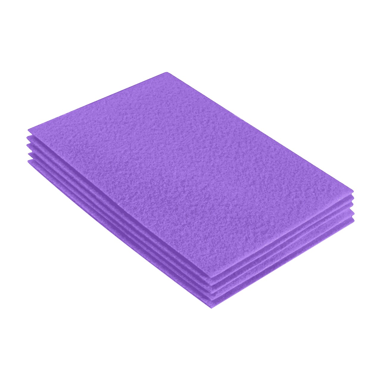 FabricLA Acrylic Felt Sheets for Crafts - Precut 9" X 12" Inches (20 cm X 30 cm) Felt Squares - Use Felt Fabric Craft Sheets for DIY, Costume, and Decoration | Lavender - 5 Pieces